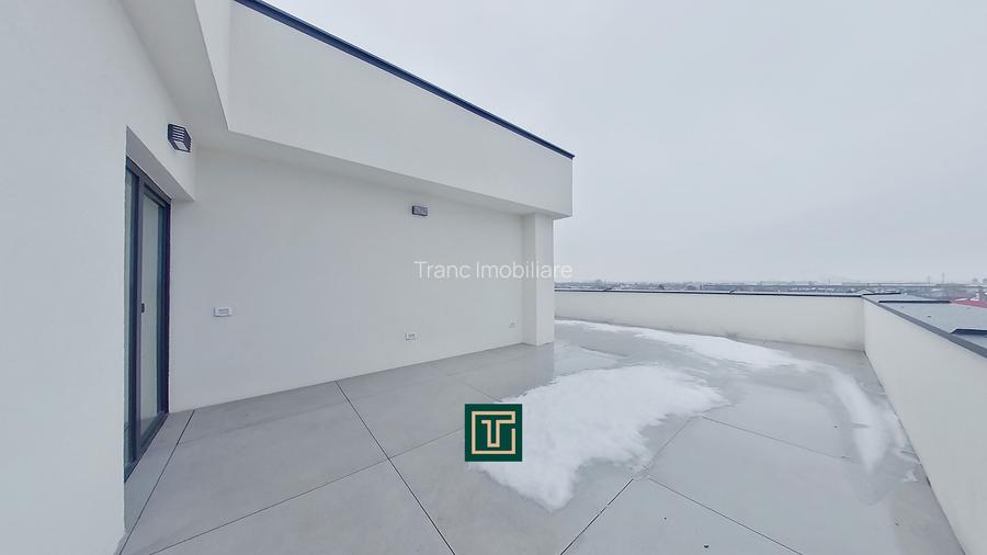 Penthouse 3 camere terasă panoramică cu vedere 300° Bloc nou Micălaca - 7