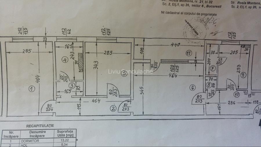 Apartament cu 2 dormitoare, living semidecomandat si hol foarte lung - 3