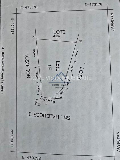 Teren intravilan 1201 mp – Curtea de Arges, Strada Haiducesti - 1