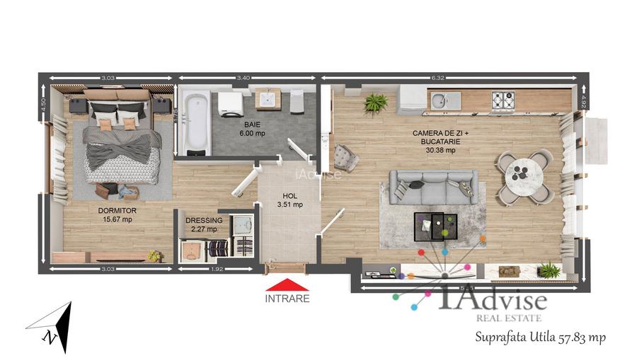 Apartament premium 2 camere cu grădină - 10