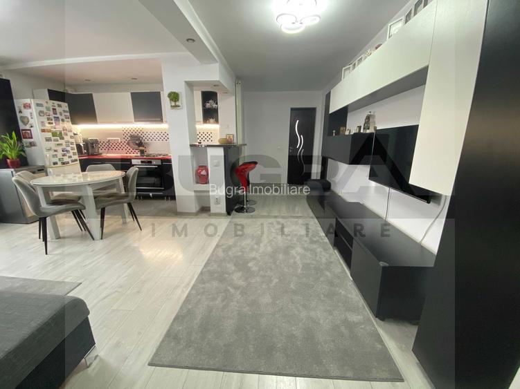 Apartament elegant de 3 camere,65m curte privată, zona Primariei Baciu - 2