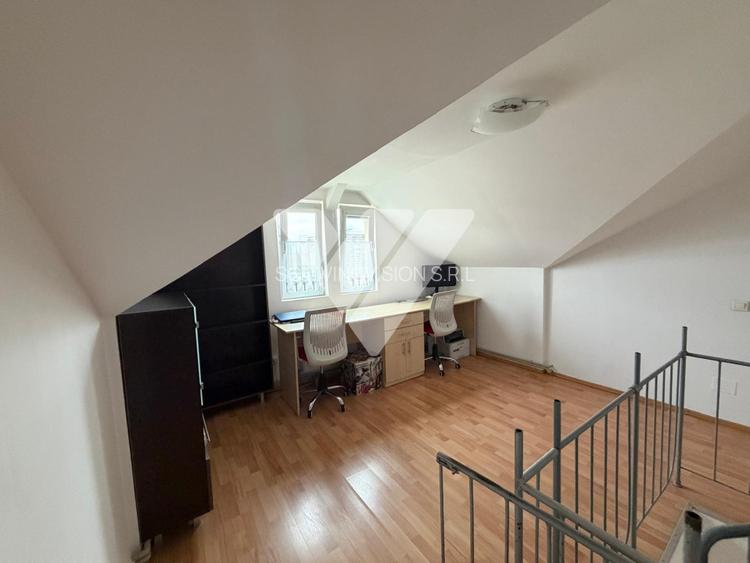 Apartament 3 camere la mansarda mobilat 76 mp Ciresica Sibiu - 9