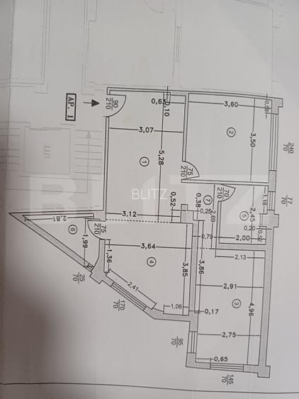 Apartament de 3 camere, 66,32 mp, zona Dimitrie Leonida  - 13