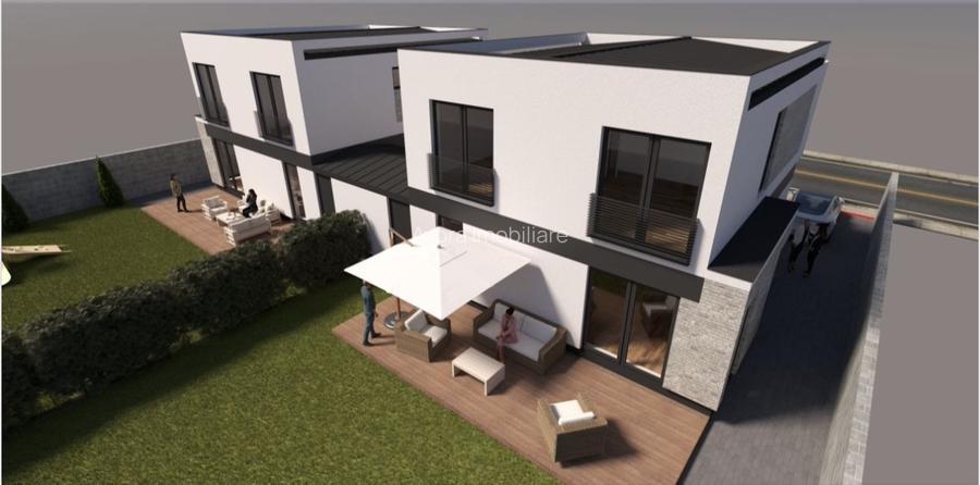 De vânzare duplex 1/2, stil cubic, despărțit prin camera tehnică, Sanandrei. - 9