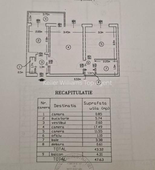 2 camere langa Parcul IOR | Etaj 1 | Renovabil complet - 16