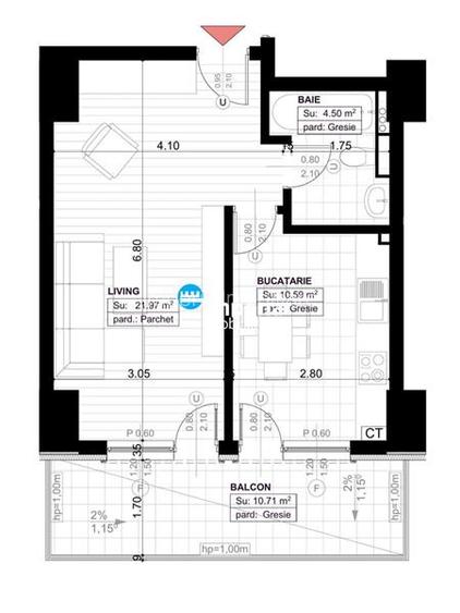 Apartament 2 camere Copou, complex rezidential nou! - 2