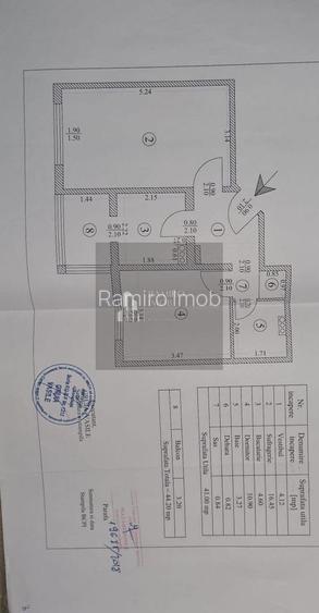 Apartament 2 camere, Titan,  decomandat,  etaj 1, - 8