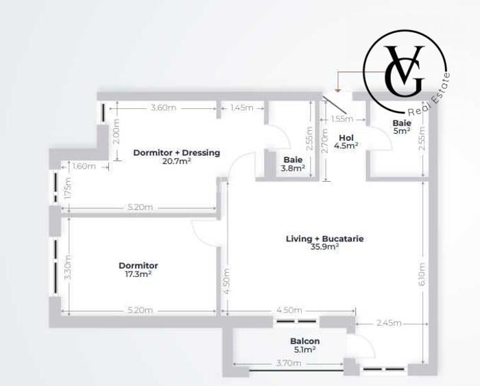 Apartament 3 camere MTM Pipera Lake - 1