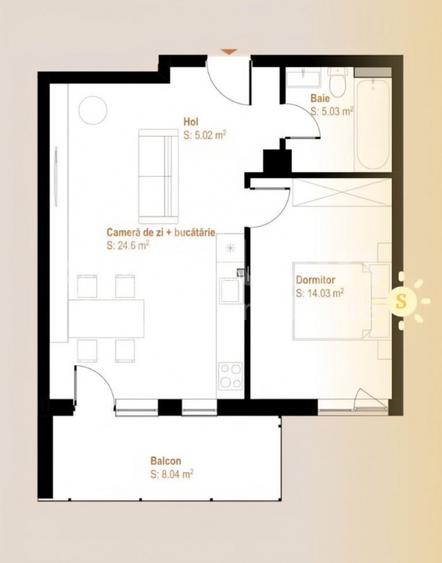 Apartament 2 camere | Bloc nou | Finisat | Zona Vivo Mall! - 9