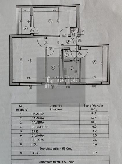 Apartament 3 camere, Berceni, str Emil Racovita/Aparatorii Patriei - 14