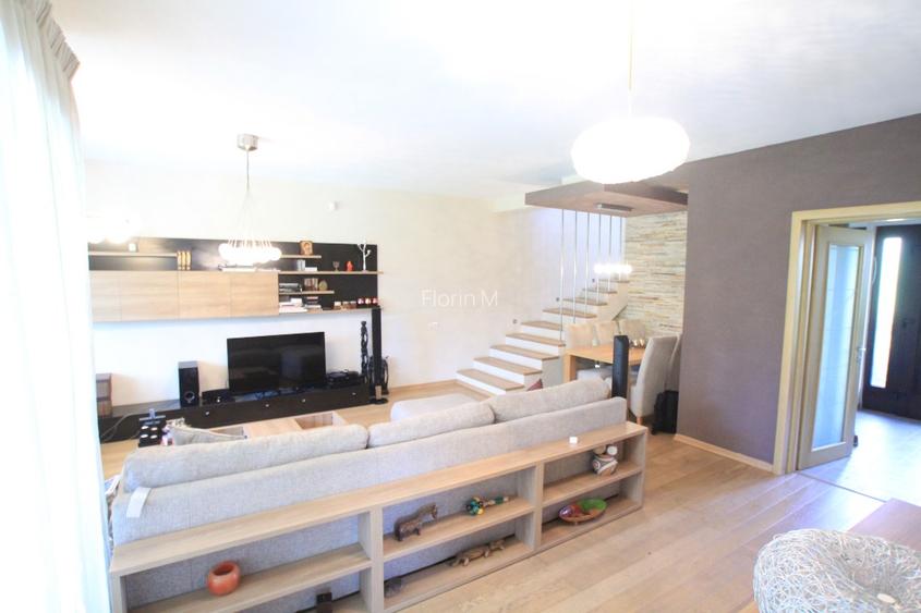 Casă 5 camere de închiriat, moderna, eleganta,mobilată, grădină, Odăile, Otopeni - 3