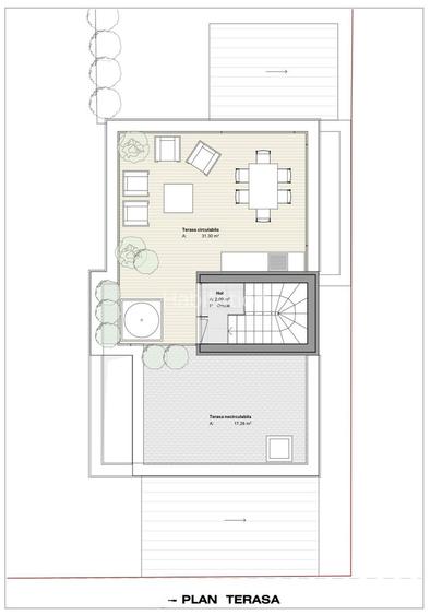 Casa individuala - 149 mp util - terasa rooftop cu jacuzzi de 32 mp - 26