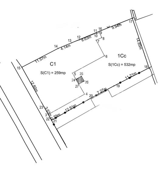 Teren ultracentral Cluj pentru investiție posibilitate 1-3S+P+5E+1R - 7