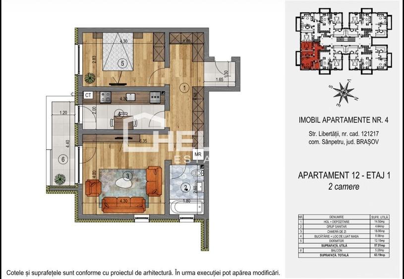 COMISION 0% / 2 Camere / Credit / Sânpetru