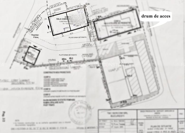 Hala confectii metalice cu pod rulant si platforma betonata.  - 4