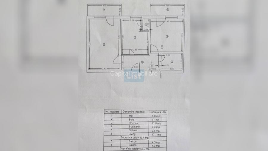Apartament 2 camere + 2 terase - 8