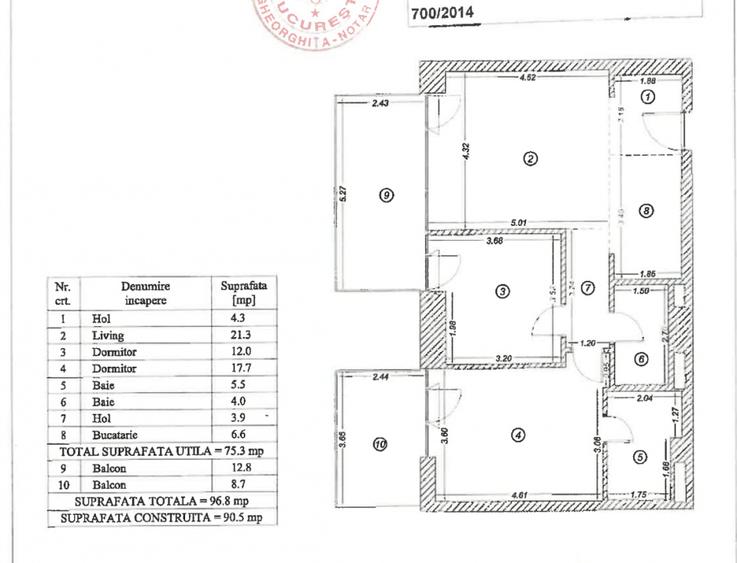 LUX - 3 camere - One Verdi Park - parcare subterana - 10