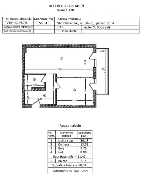 Ap. 2 camere - DIRECT PROPRIETAR - DRISTOR - 12