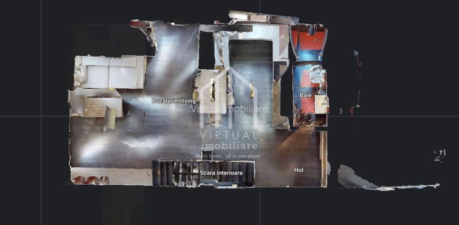 Apartament 3 camere, 2 balcoane, etaj 1, pe 2 nivele, Cal. D-vii - 6