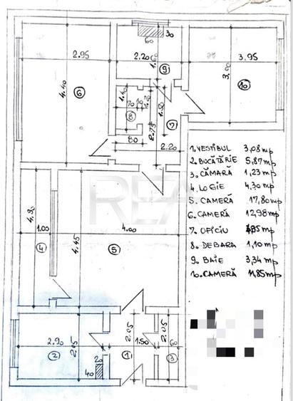Apartament 3 camere, Obor  - 44