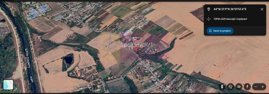 Închiriere teren 26.620 mp | Logistică | Adunații Copăceni - 3