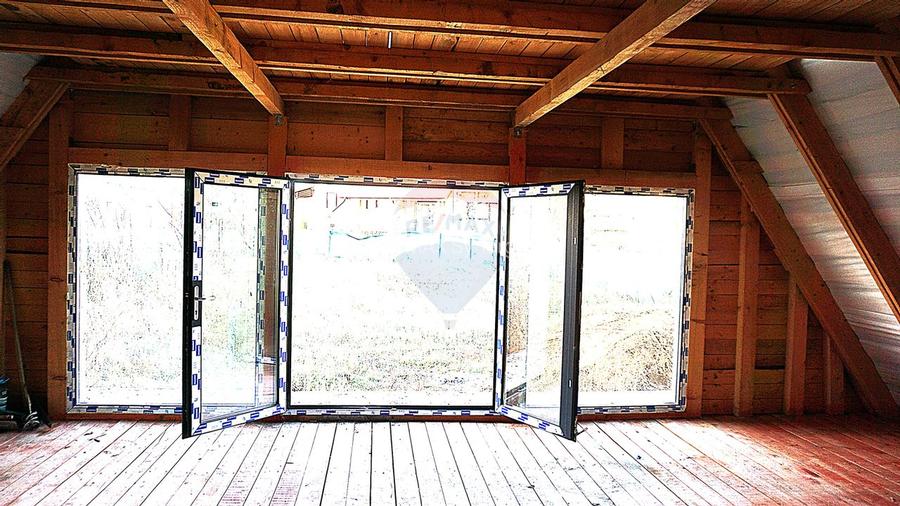 Casă unifamilială tip A-Frame in Snagov 160 mp, structură din lemn - 10