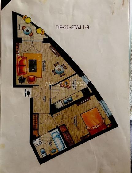 AP. 2 CAMERE EVOCASA TITANIUM, CENTRALA, BUCATARIE INCHISA,COMISION 0% - 8