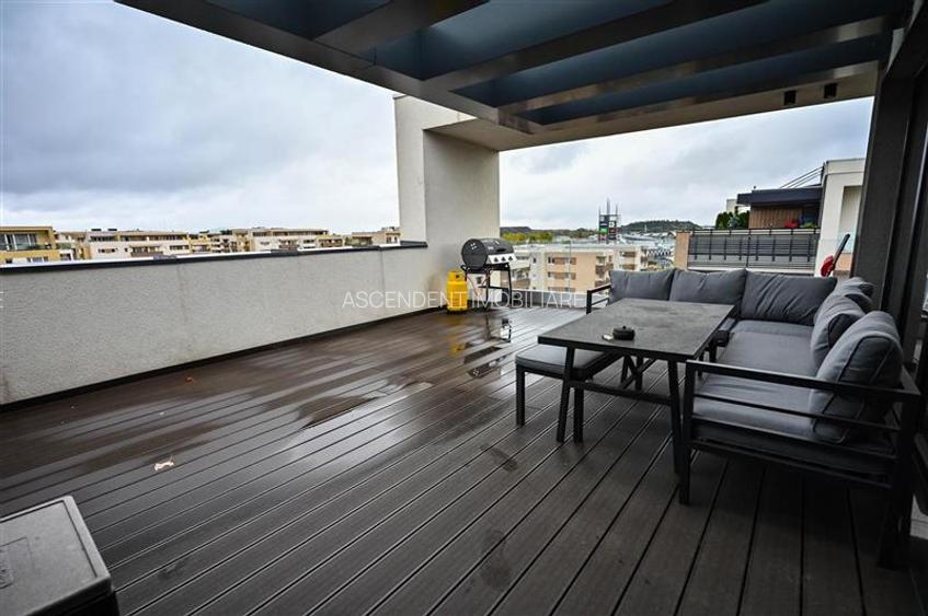 FILM&Tur 3D!Premium Penthouse, echipat,parcare subterana,50 mp terasa,Qualis, ar - 19