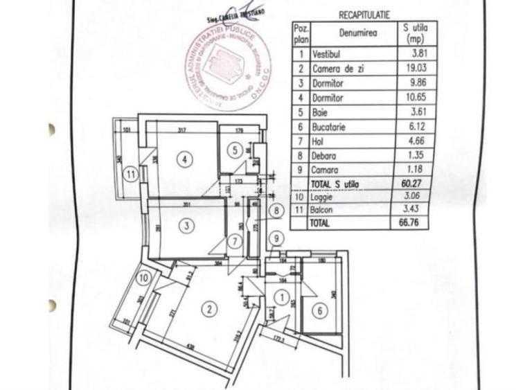 Tineretului metrou si parc, ap 3 camere,67mp/159.000euro - 3