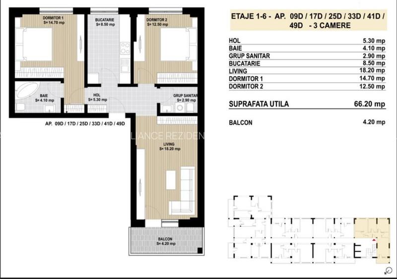 Apartament 3 camere | Berceni | Proiect Nou - 6