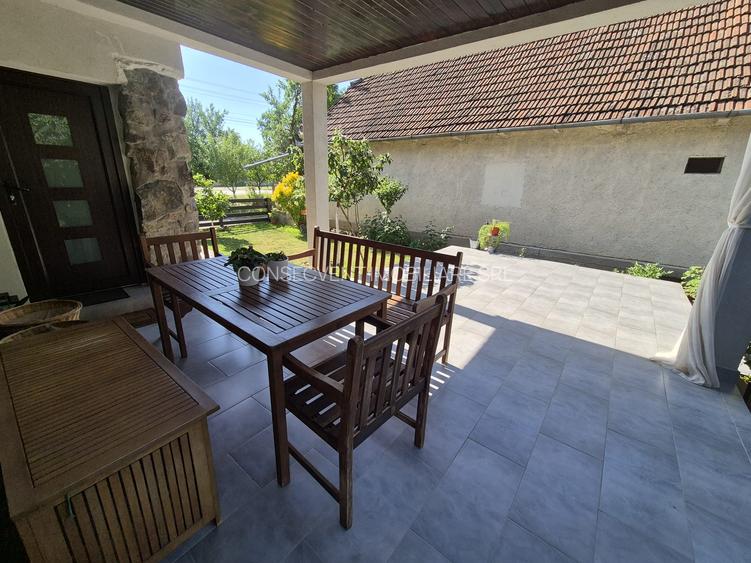 CASA 3 dormitoare, stil rustic-contemporan utilată complet, comision 0 - 18