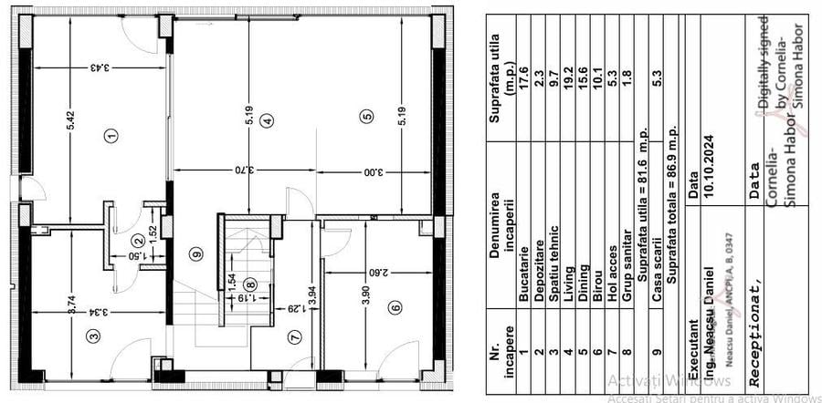Vila ind. stil mediteranean/str. Matei Basarab - Voluntari-jud.IF
