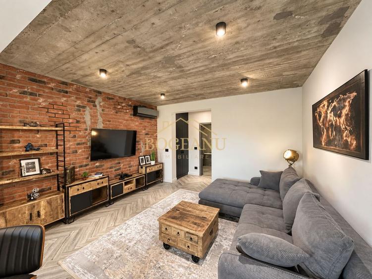 BG202-Apartament LUX 2 camere, mobilat,design industrial,parcare GIROC