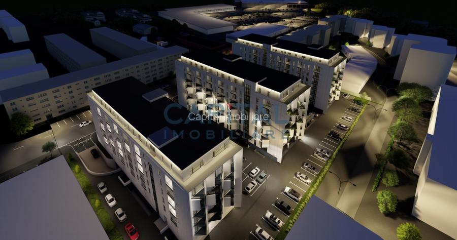 Apartament de vanzare in bloc nou, 3 camere, etaj 2, lift, comision 0% - 6