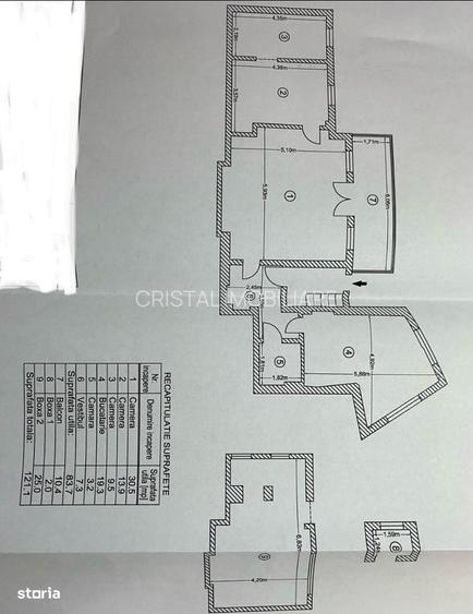 Apartament 4 camere în vilă, terasă și boxe, zonă ultracentrală Cișmigiu - 12