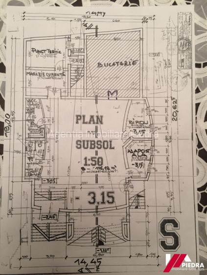Inchiriez spatiu comercial,central,cu alimentatie publica pt restaurant ,200m, - 6