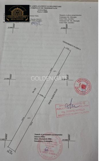 COMISION 0 Berceni Vidra - Teren 5147mp Parcelabil Investitie - 2