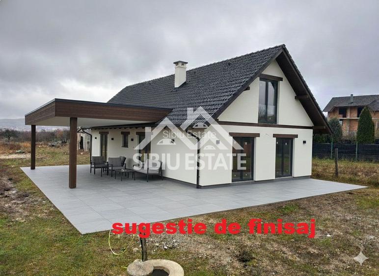 Casa 130 mp, teren 2800 mp, priveliște superbă – Marginimea Sibiului - 13