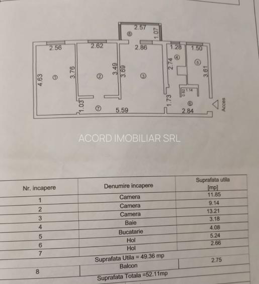 Apartament 3 camere zona KM 4-5 - 8