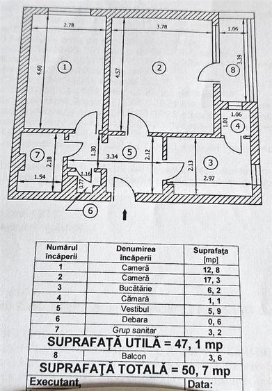Apartament 2 Camere Decomandat | Dristor | Bd. Camil Ressu | Metrou 5 Min | Sect - 12