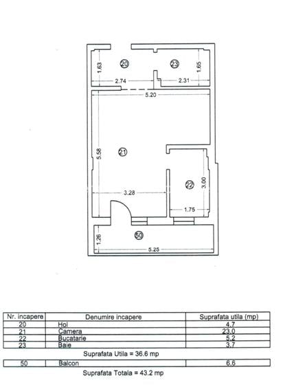 Lumina - studio cu o suprafata generoasa, mobilat si utilat - 10