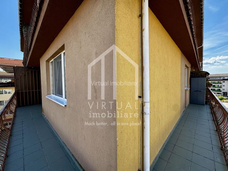 Apartament cu 3 camere, 100mp utili, balcoane, mobilat, Hipodrom IV - 17