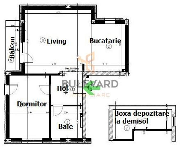 Apartament 2 camere, bloc tip vila, parcare, zona Buna Ziua - 1