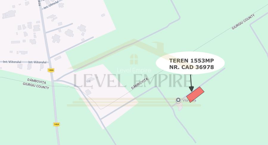 Teren 1553mp Săbăreni-Gulia, intravilan, deschidere 64m, Pădurea Cereanca - 3