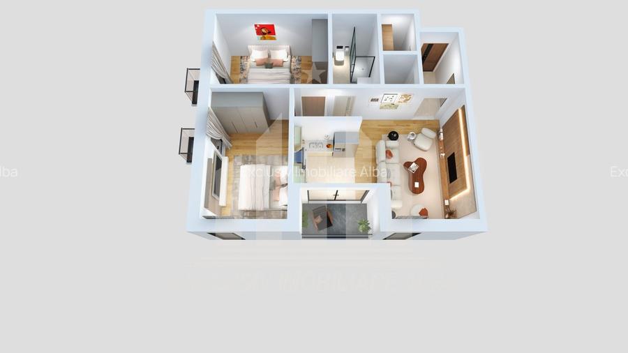 Apartament 3 camere | 62 mp | Etaj 1 | Bloc Nou 2026 | Cetate - 3