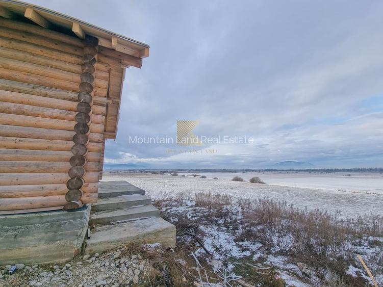 Cabana din bușteni la rosu pe teren 722 mp, Bod COMISION 0 - 16