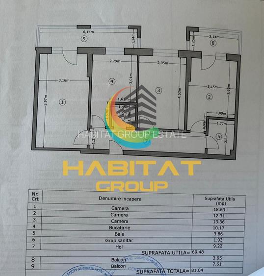 Apartament 3 camere decomandat, mobilat– Metalurgiei | Parcul Tudor Arghezi - 12