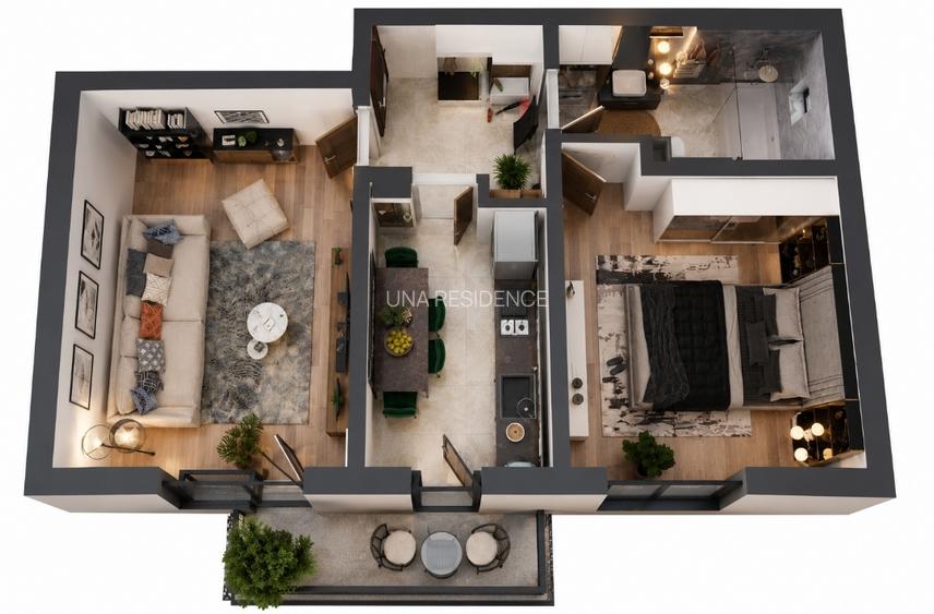 Apartament 2 camere decomandat intabulat mutare imediata - 8