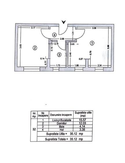 Apartament tip studio | Popesti | Mobilat si utilat | Centrala - 9