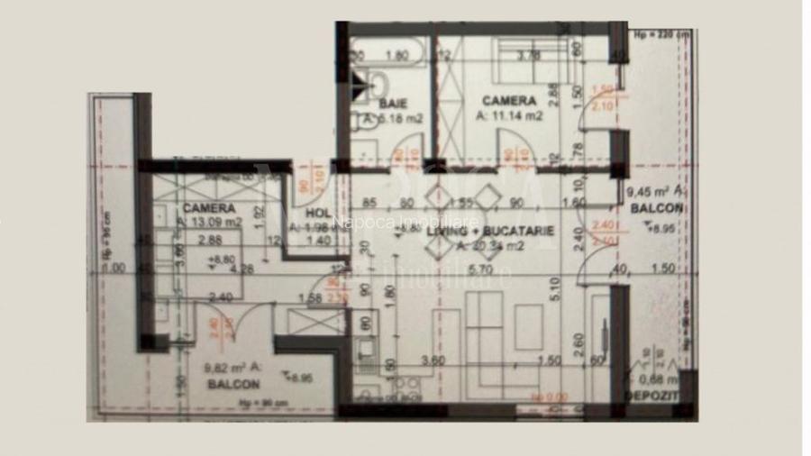 Apartament 3 camere de vanzare in Iris, Cluj Napoca - 5